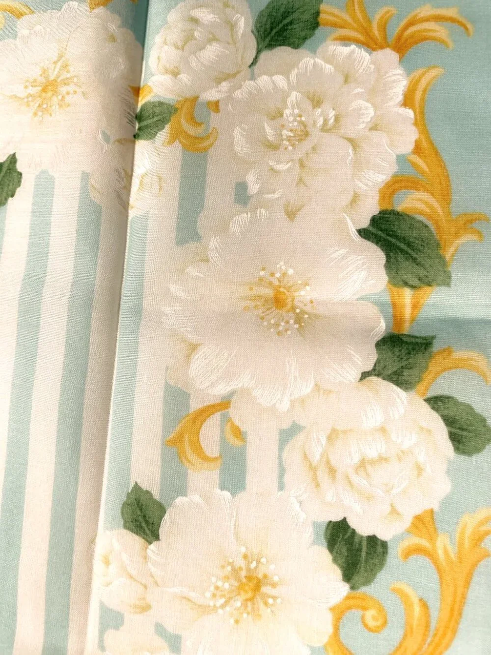 NWT 49AV Junko Shimada Cotton Floral Scarf